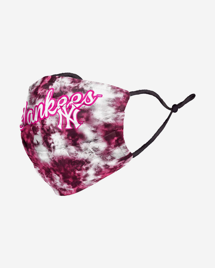 New York Yankees Pink Tie-Dye Adjustable Face Cover FOCO - FOCO.com