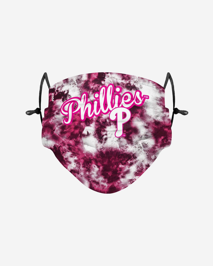 Philadelphia Phillies Pink Tie-Dye Adjustable Face Cover FOCO - FOCO.com