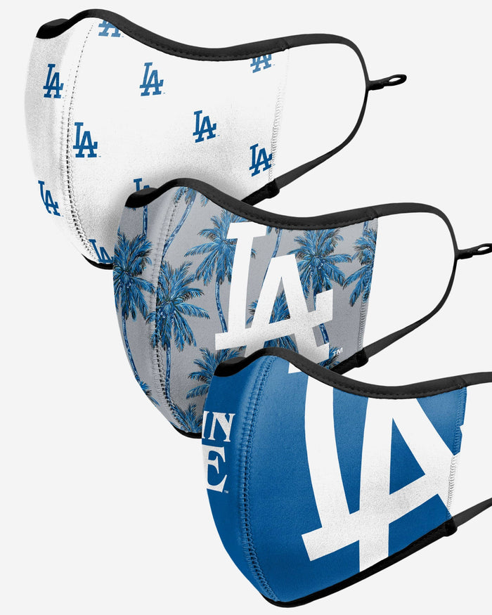 Los Angeles Dodgers Thematic Sport 3 Pack Face Cover FOCO - FOCO.com