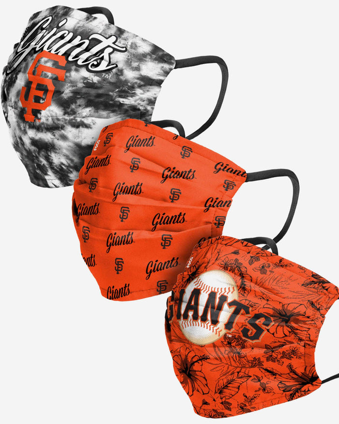 San Francisco Giants Womens Matchday 3 Pack Face Cover FOCO - FOCO.com