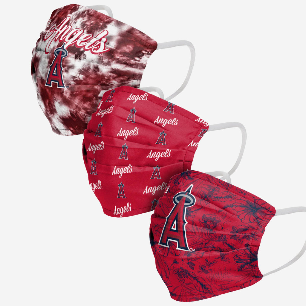Los Angeles Angels Womens Matchday 3 Pack Face Cover FOCO - FOCO.com