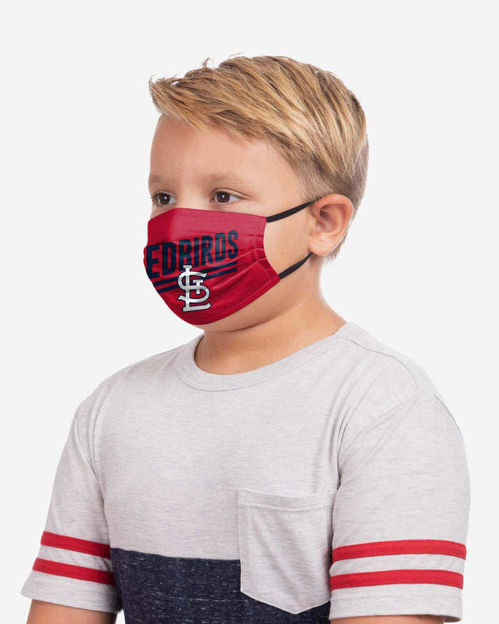 St Louis Cardinals Youth Rising Stars Adjustable 5 Pack Face Cover FOCO - FOCO.com