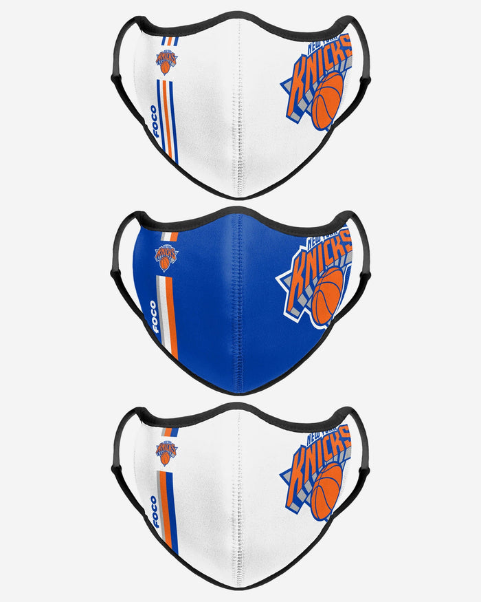 New York Knicks Sport 3 Pack Face Cover FOCO - FOCO.com