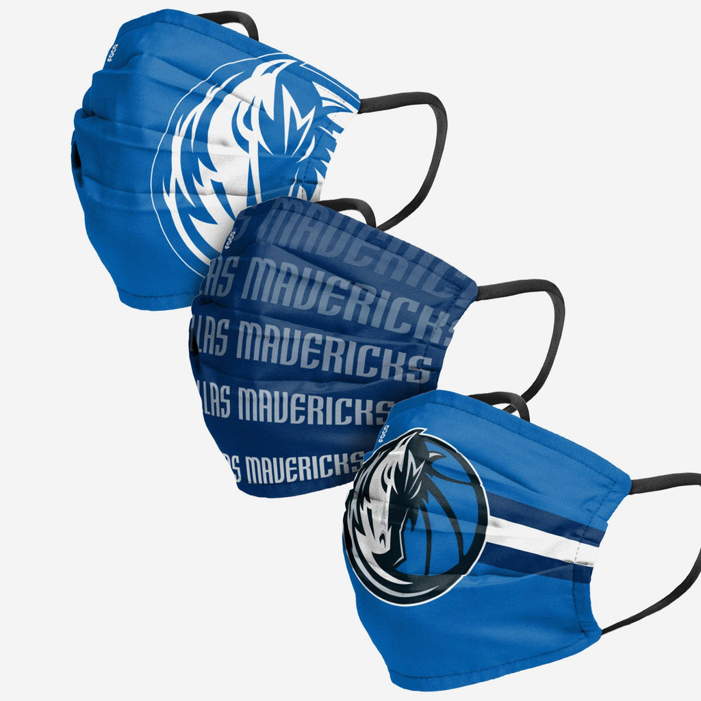 Dallas Mavericks Matchday 3 Pack Face Cover FOCO - FOCO.com