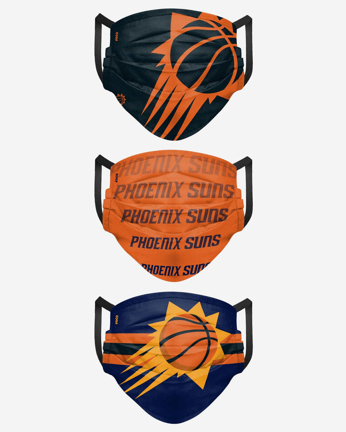 Phoenix Suns Matchday 3 Pack Face Cover FOCO - FOCO.com