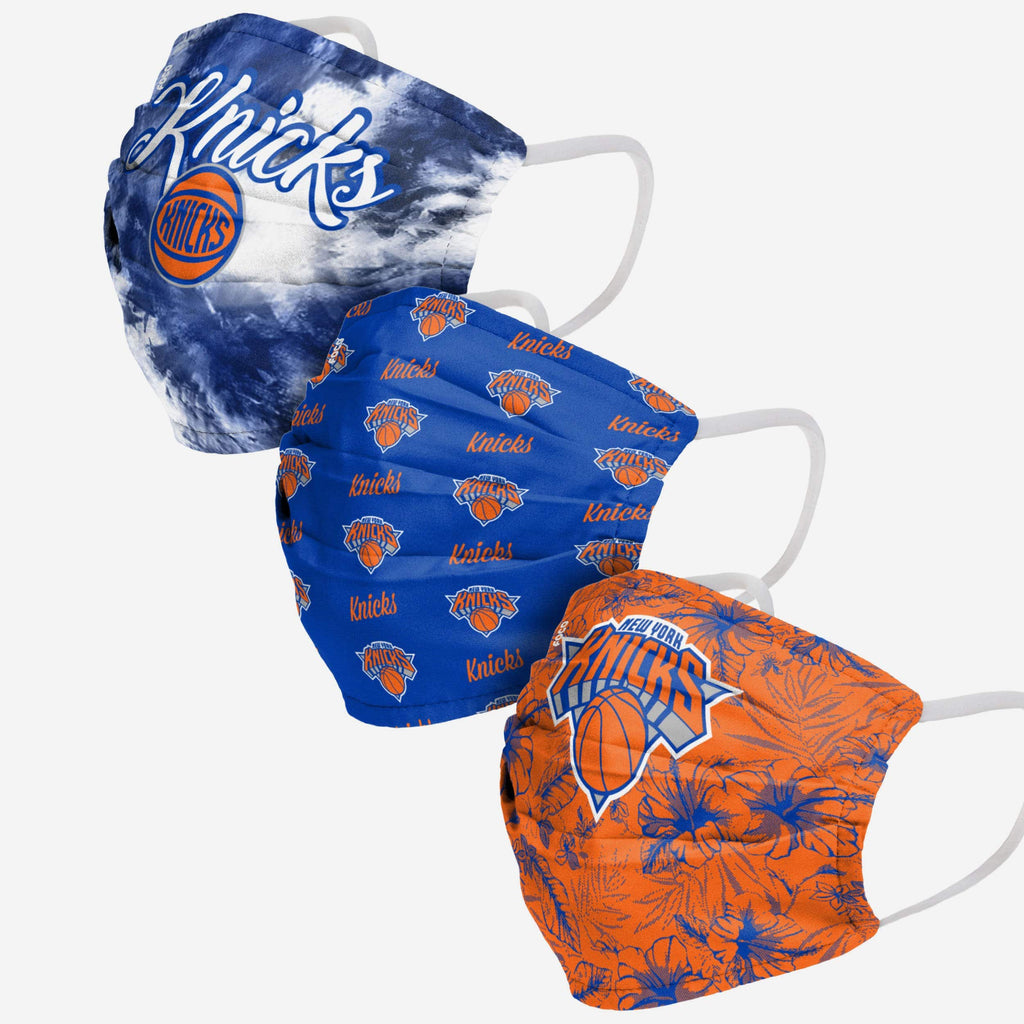 New York Knicks Womens Matchday 3 Pack Face Cover FOCO - FOCO.com