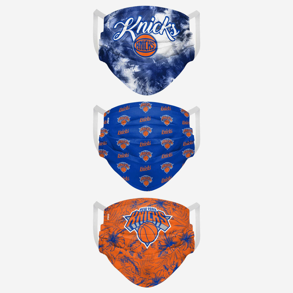 Unisex Vancouver Canucks NHL 3-pack Reusable Pleated Matchday Face Covers main image 1