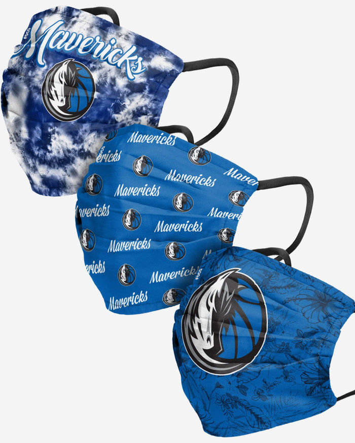 Dallas Mavericks Womens Matchday 3 Pack Face Cover FOCO - FOCO.com