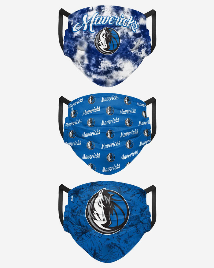 Dallas Mavericks Womens Matchday 3 Pack Face Cover FOCO - FOCO.com