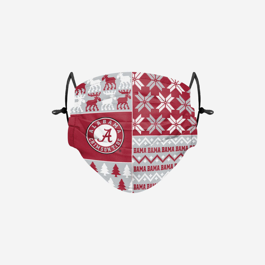Alabama Crimson Tide Busy Block Adjustable Face Cover FOCO - FOCO.com