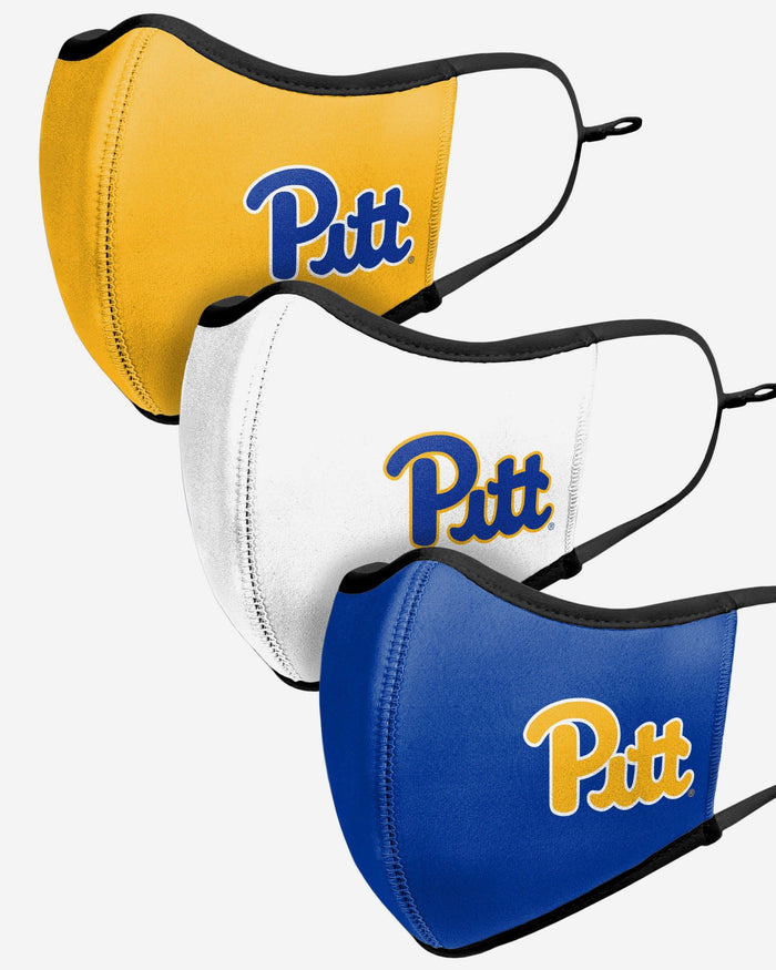 Pittsburgh Panthers Sport 3 Pack Face Cover FOCO - FOCO.com