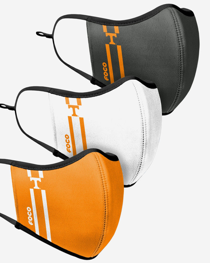 Tennessee Volunteers Sport 3 Pack Face Cover FOCO - FOCO.com