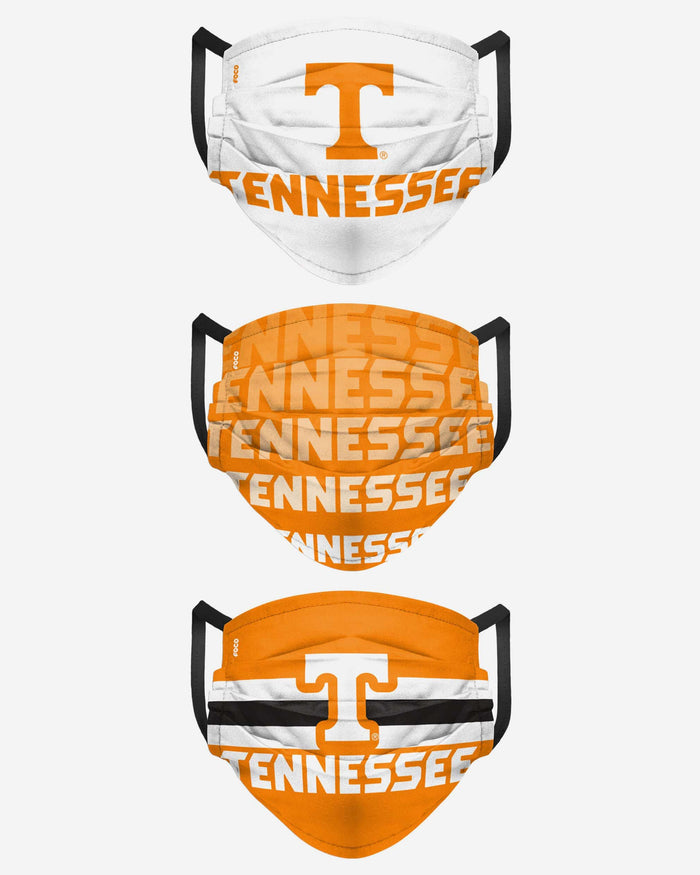 Tennessee Volunteers Matchday 3 Pack Face Cover FOCO - FOCO.com