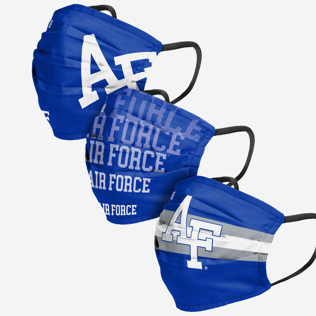 Air Force Falcons Matchday 3 Pack Face Cover FOCO - FOCO.com