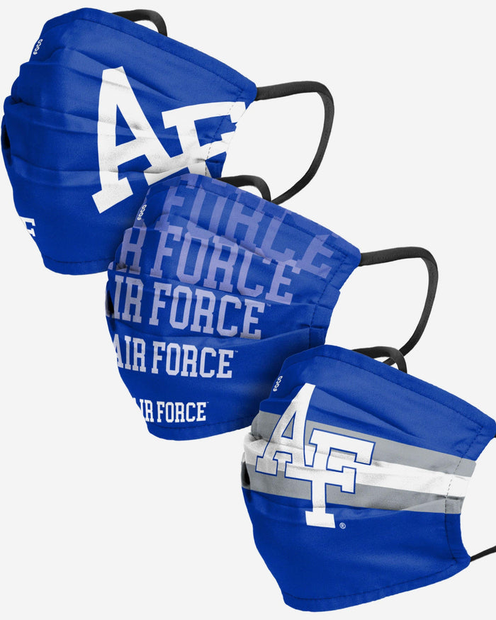 Air Force Falcons Matchday 3 Pack Face Cover FOCO - FOCO.com
