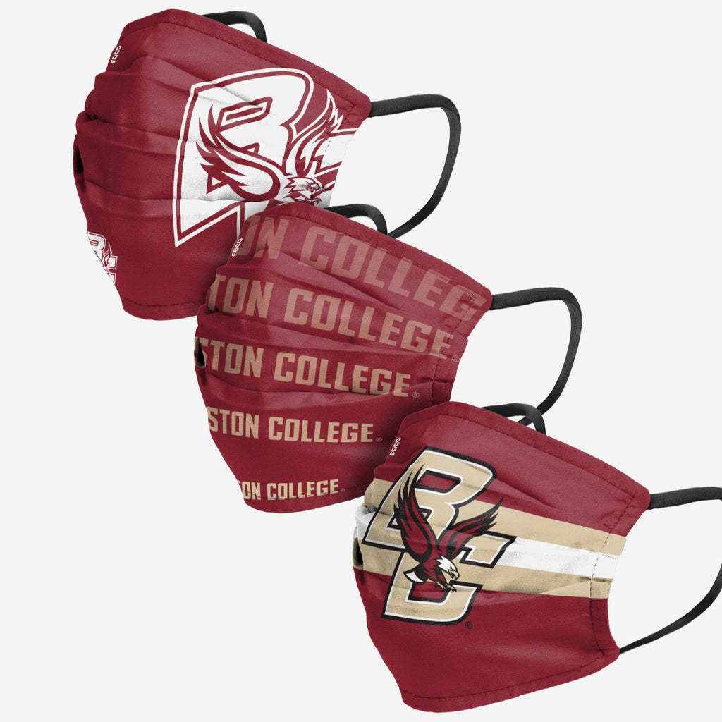 Boston College Eagles Matchday 3 Pack Face Cover FOCO - FOCO.com