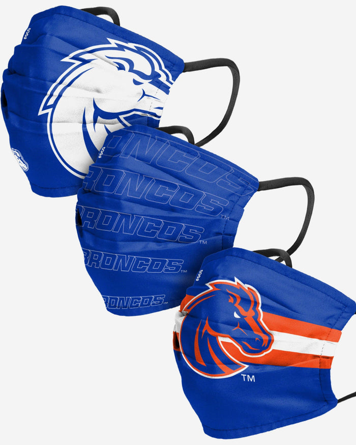 Boise State Broncos Matchday 3 Pack Face Cover FOCO - FOCO.com
