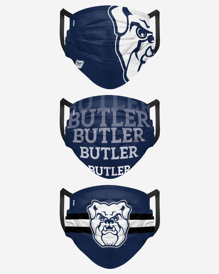 Butler Bulldogs Matchday 3 Pack Face Cover FOCO - FOCO.com