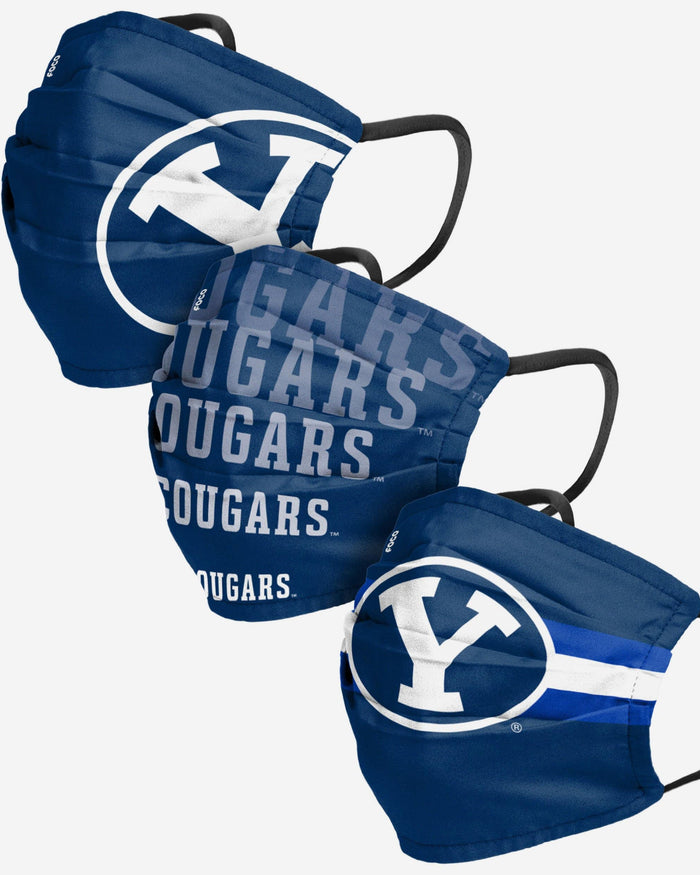 BYU Cougars Matchday 3 Pack Face Cover FOCO - FOCO.com