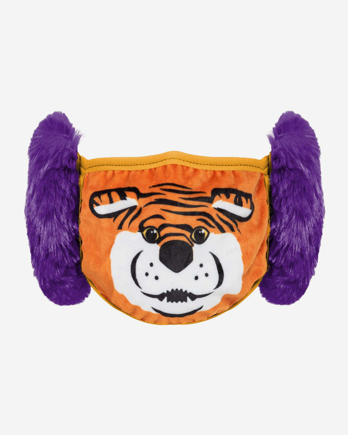 Mike The Tiger LSU Tigers Mascot Earmuff Face Cover FOCO Adult - FOCO.com