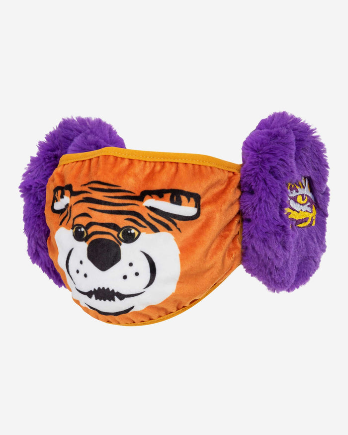 Mike The Tiger LSU Tigers Mascot Earmuff Face Cover FOCO - FOCO.com