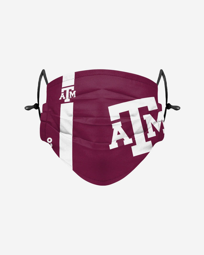 Texas A&M Aggies On-Field Sideline Team Stripe Big Logo Face Cover FOCO - FOCO.com