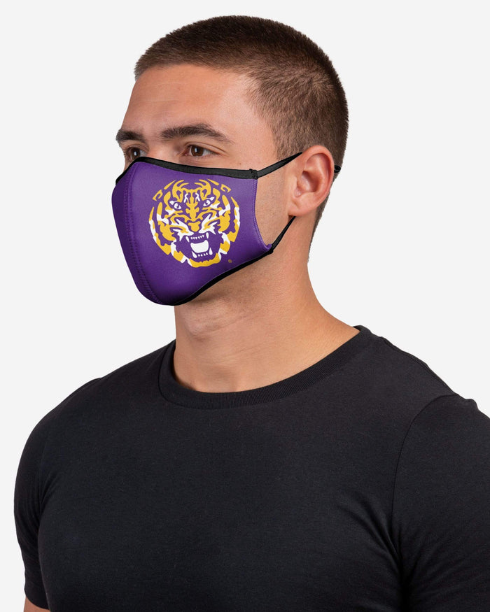 LSU Tigers On-Field Sideline Coach Sport Face Cover FOCO - FOCO.com