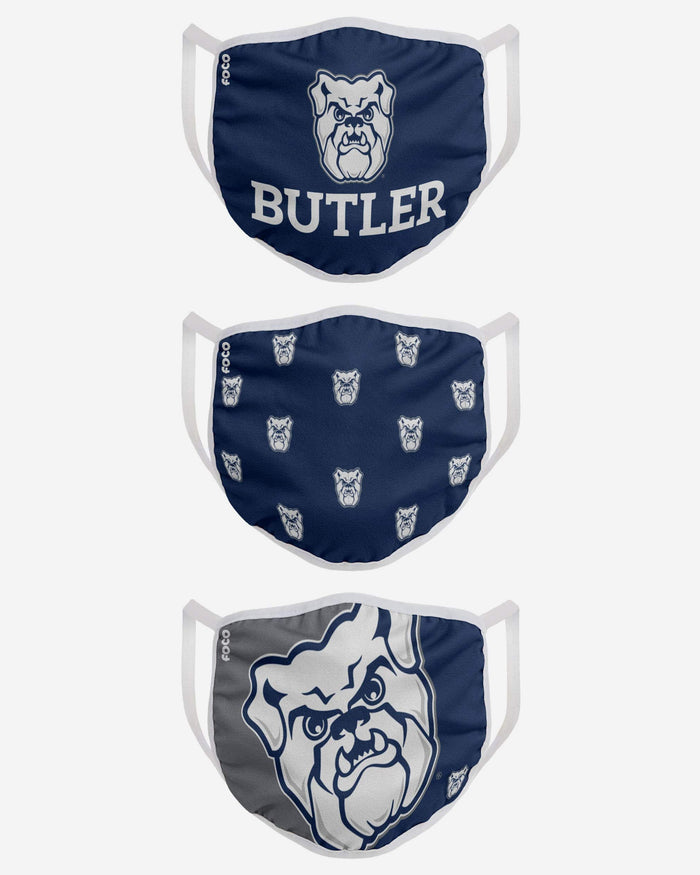 Butler Bulldogs 3 Pack Face Cover FOCO - FOCO.com