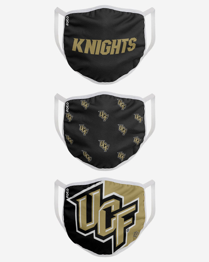 UCF Knights 3 Pack Face Cover FOCO - FOCO.com
