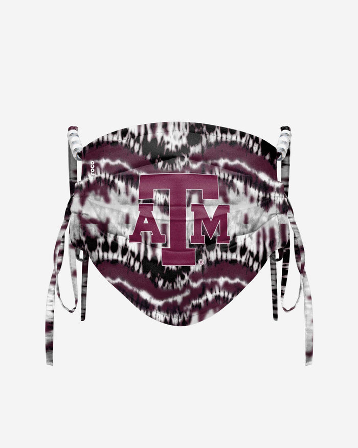 Texas A&M Aggies Tie-Dye Beaded Tie-Back Face Cover FOCO - FOCO.com