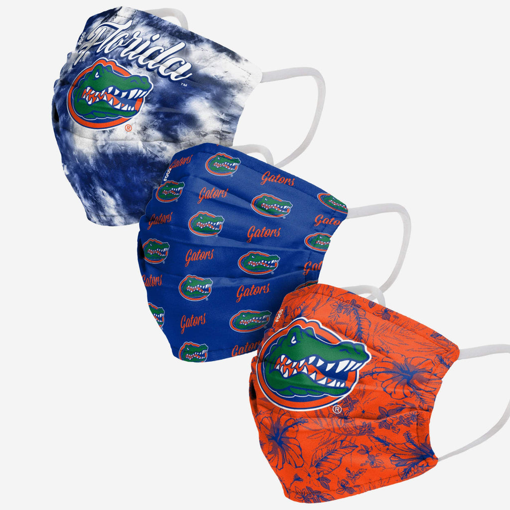 Florida Gators Womens Matchday 3 Pack Face Cover FOCO - FOCO.com