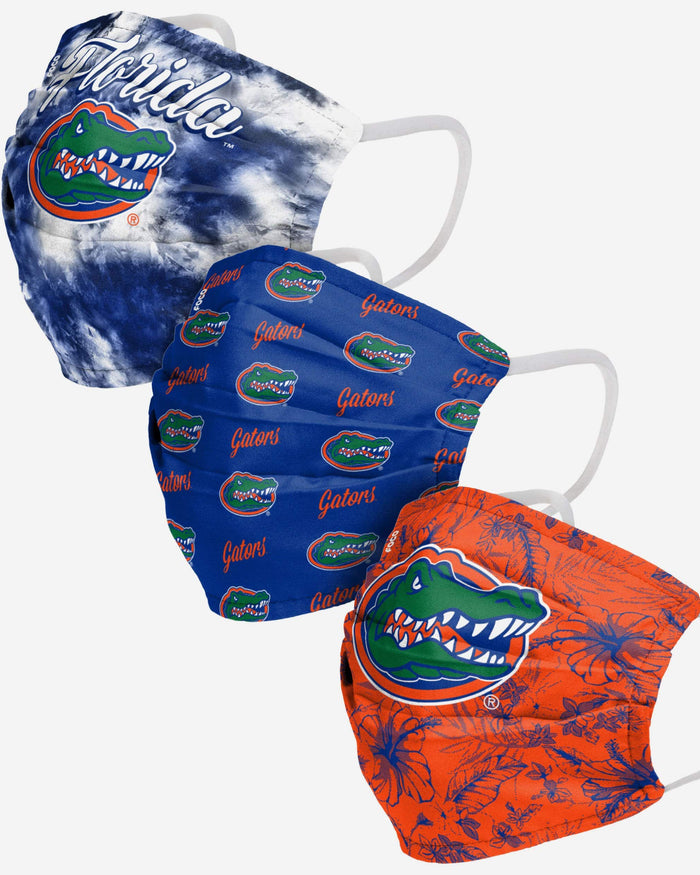 Florida Gators Womens Matchday 3 Pack Face Cover FOCO - FOCO.com