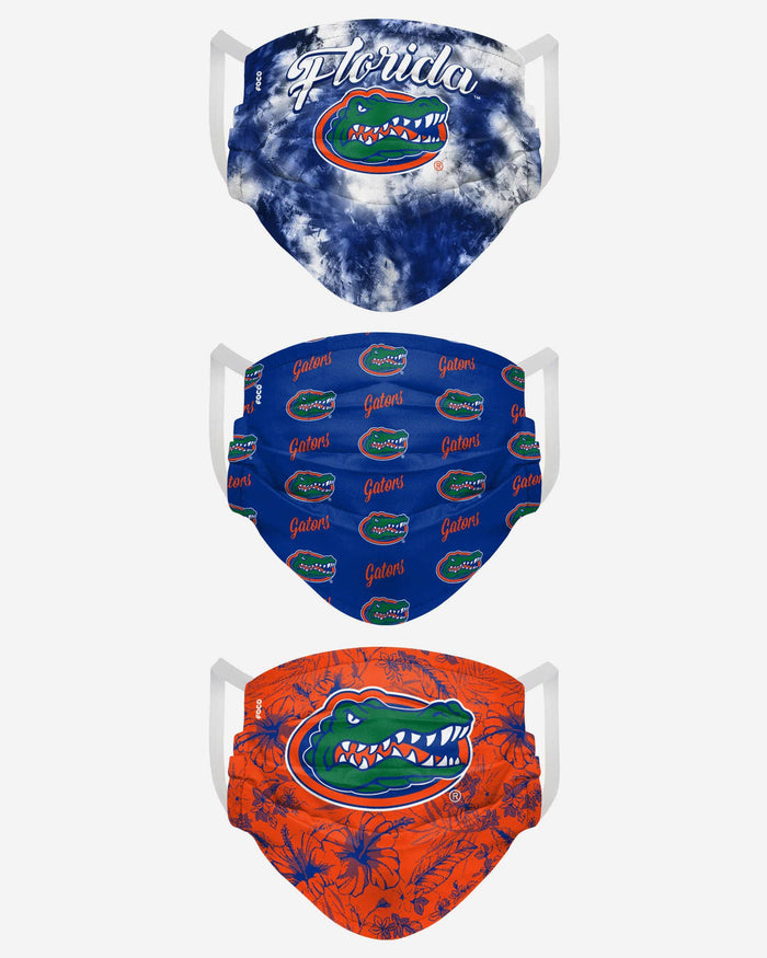 Florida Gators Womens Matchday 3 Pack Face Cover FOCO - FOCO.com