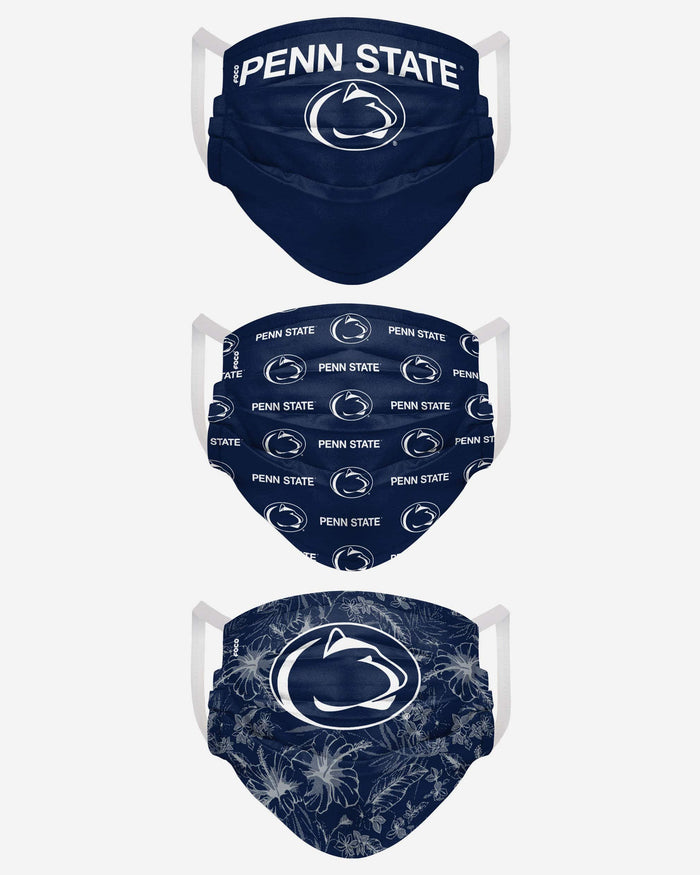 Penn State Nittany Lions Womens Matchday 3 Pack Face Cover FOCO - FOCO.com
