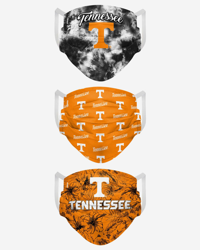 Tennessee Volunteers Womens Matchday 3 Pack Face Cover FOCO - FOCO.com