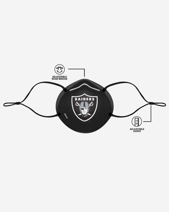 Las Vegas Raiders Big Logo Cone Face Cover FOCO - FOCO.com