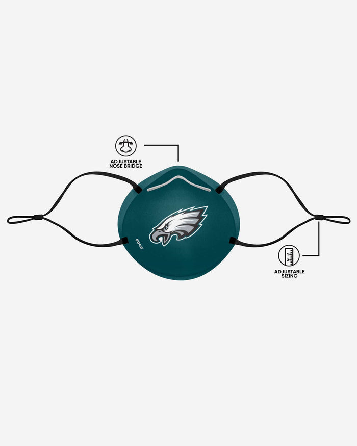 Philadelphia Eagles Big Logo Cone Face Cover FOCO - FOCO.com