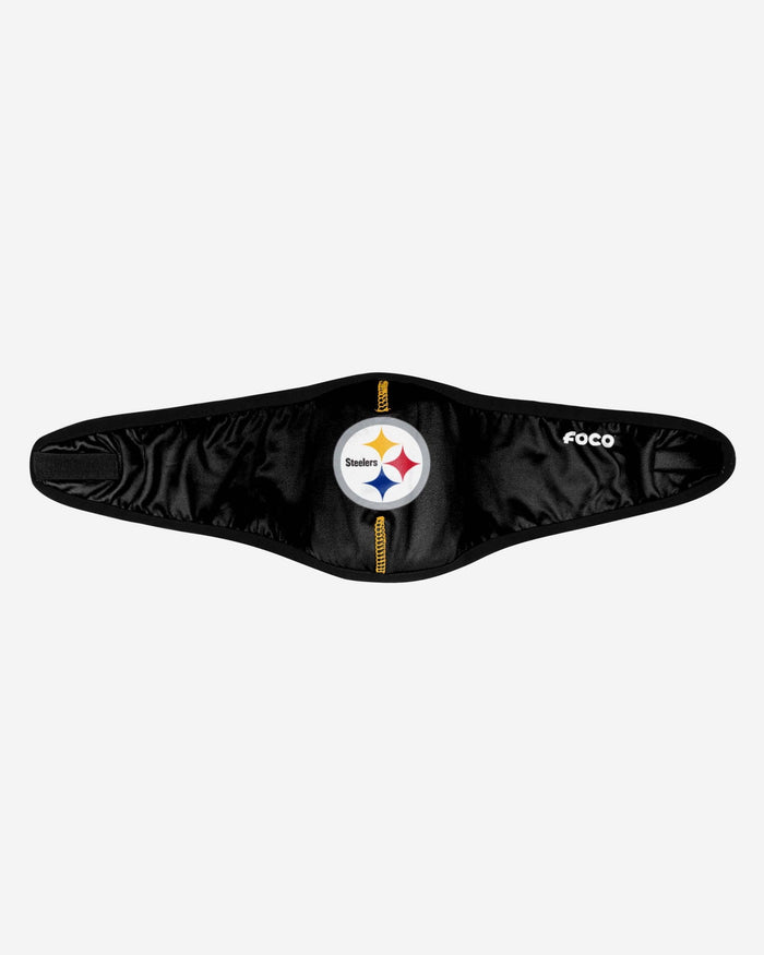 Pittsburgh Steelers Big Logo Earband Face Cover FOCO - FOCO.com