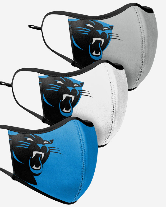 Carolina Panthers Sport 3 Pack Face Cover FOCO - FOCO.com