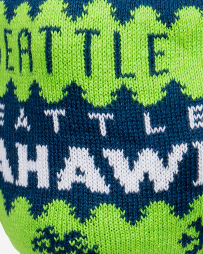 Seattle Seahawks Knit 2 Pack Face Cover FOCO - FOCO.com