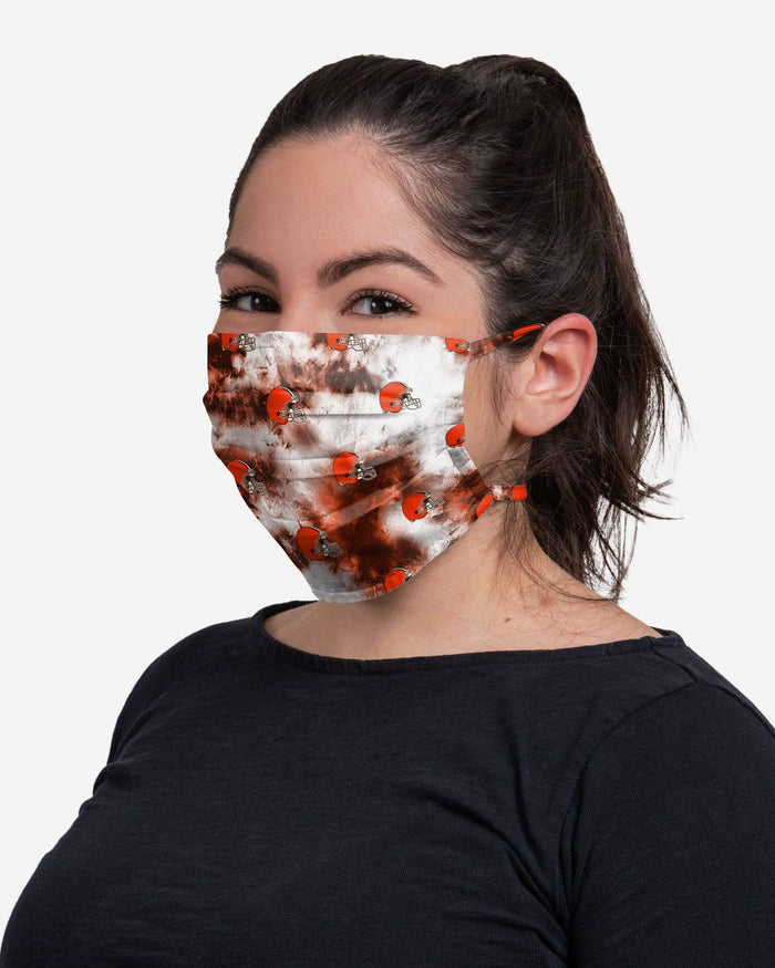 Cleveland Browns Tie-Dye Tie-Back Face Cover FOCO - FOCO.com