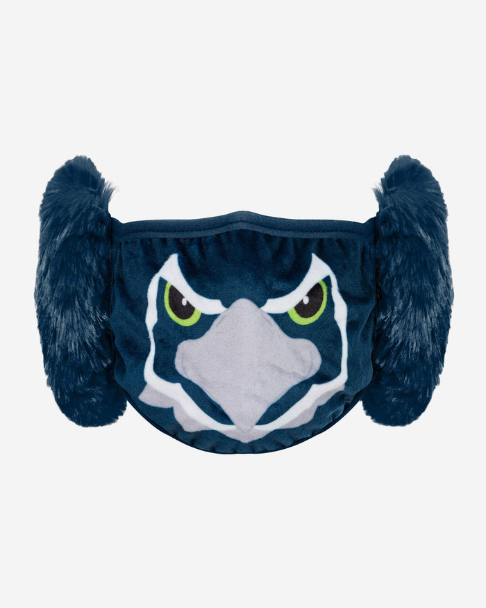 Blitz Seattle Seahawks Mascot Earmuff Face Cover FOCO Adult - FOCO.com