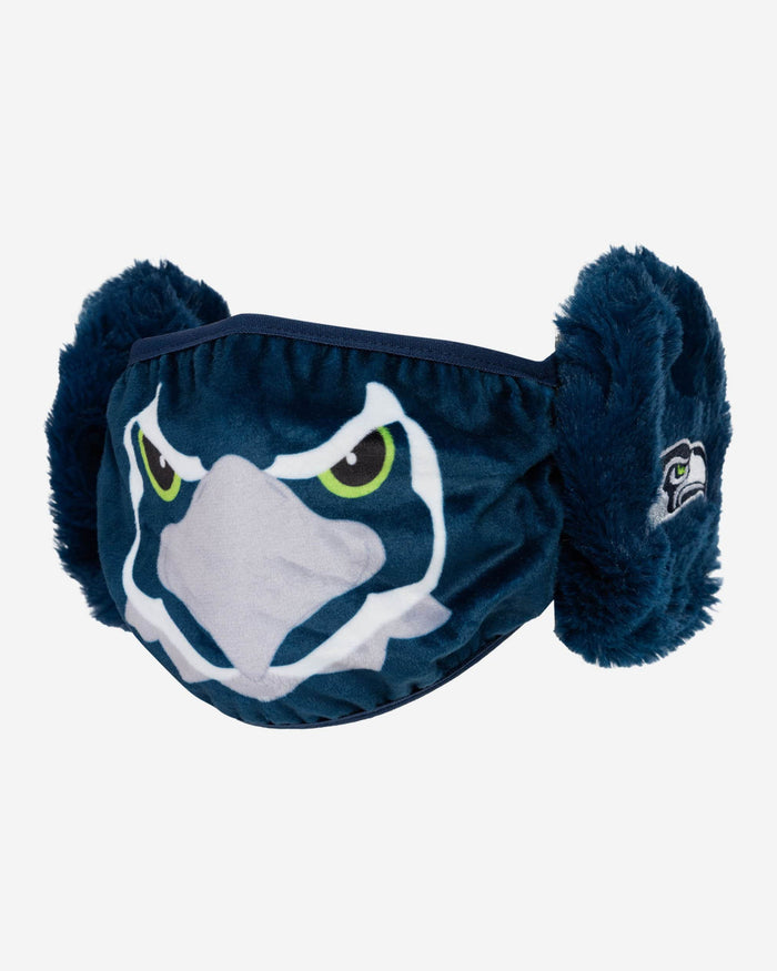 Blitz Seattle Seahawks Mascot Earmuff Face Cover FOCO - FOCO.com