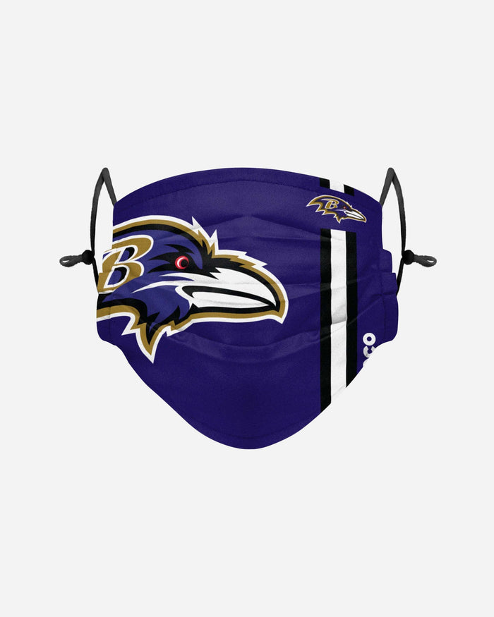 Baltimore Ravens On-Field Sideline Logo Face Cover FOCO Adult - FOCO.com