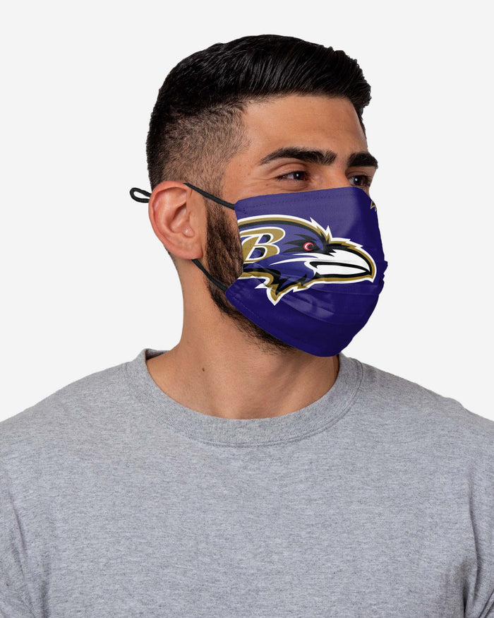 Baltimore Ravens On-Field Sideline Logo Face Cover FOCO - FOCO.com