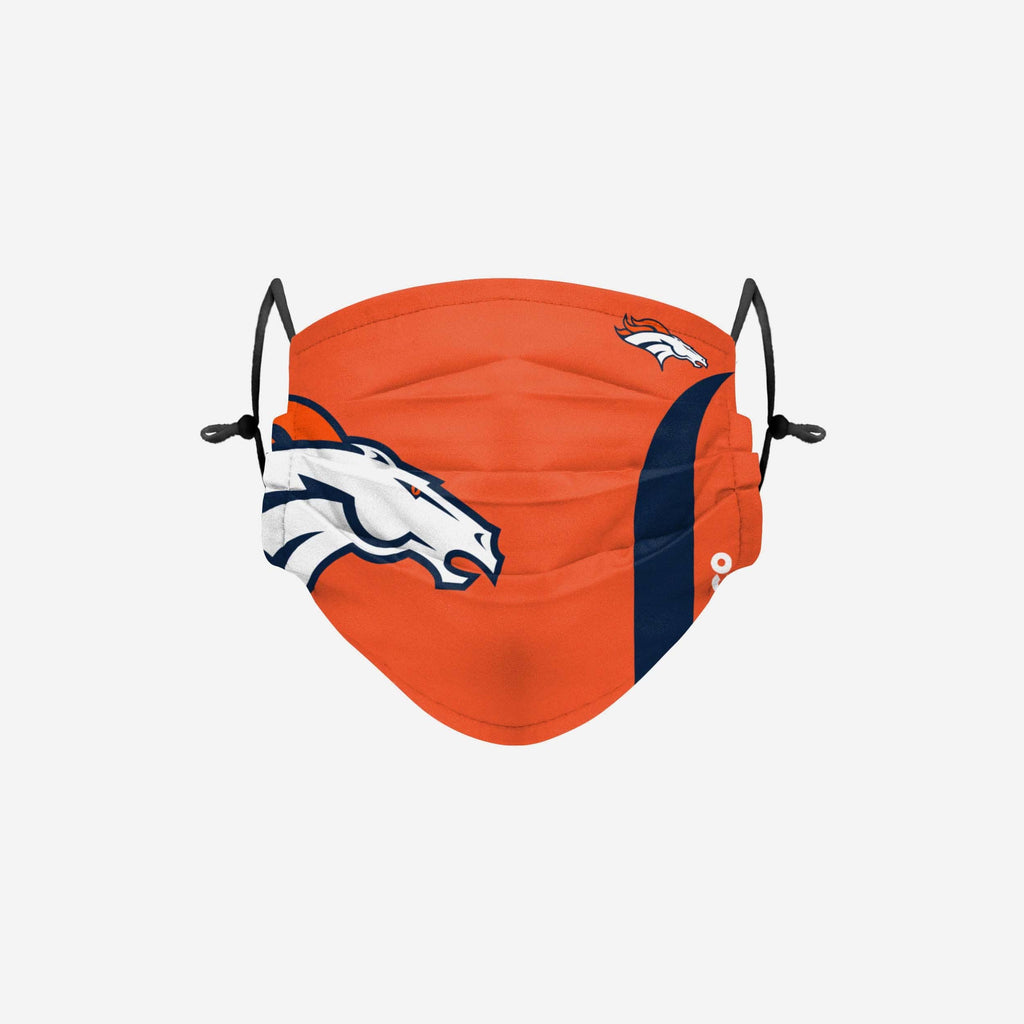Denver Broncos On-Field Sideline Logo Face Cover FOCO Adult - FOCO.com