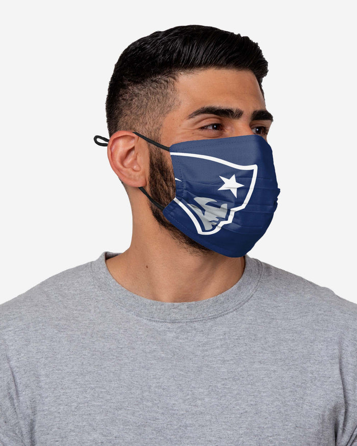 New England Patriots On-Field Sideline Logo Face Cover FOCO - FOCO.com