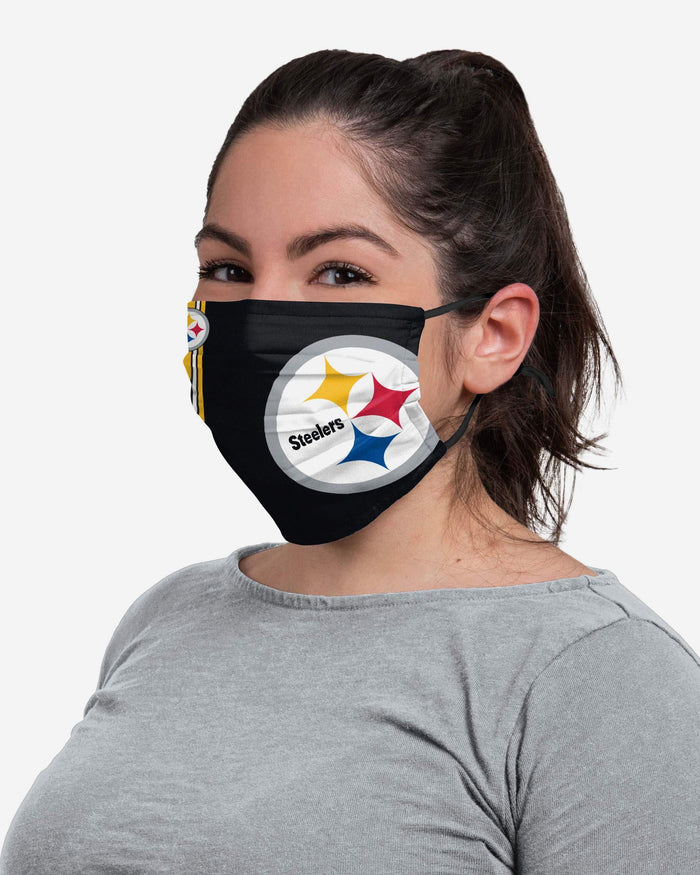 Pittsburgh Steelers On-Field Sideline Logo Face Cover FOCO - FOCO.com
