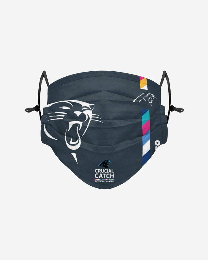 Carolina Panthers Crucial Catch Adjustable Face Cover FOCO - FOCO.com