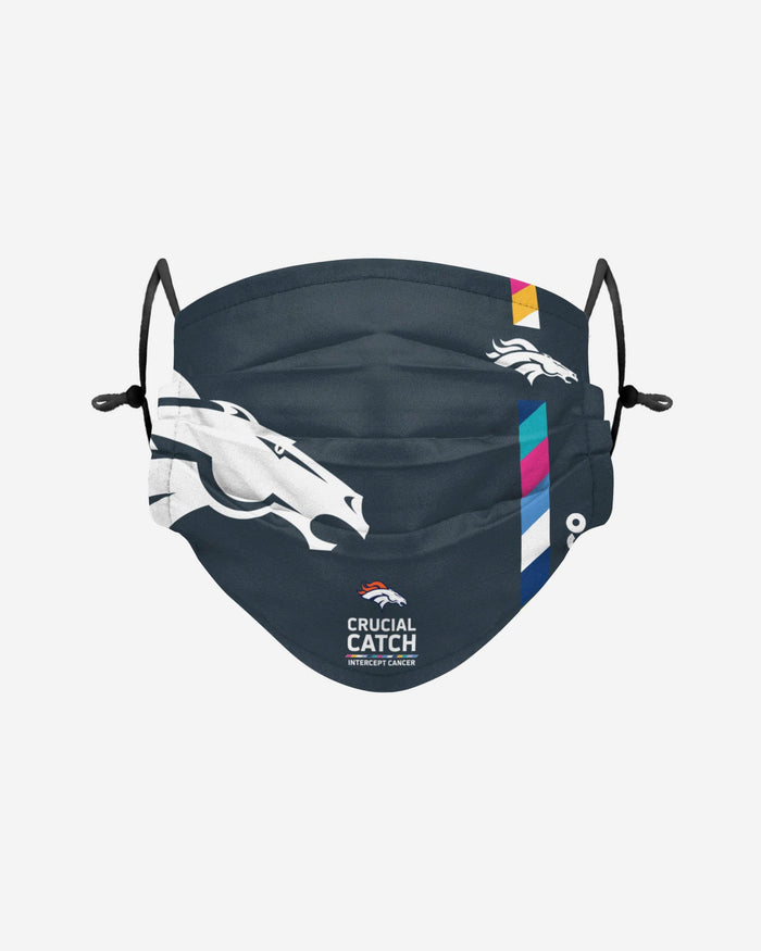 Denver Broncos Crucial Catch Adjustable Face Cover FOCO - FOCO.com